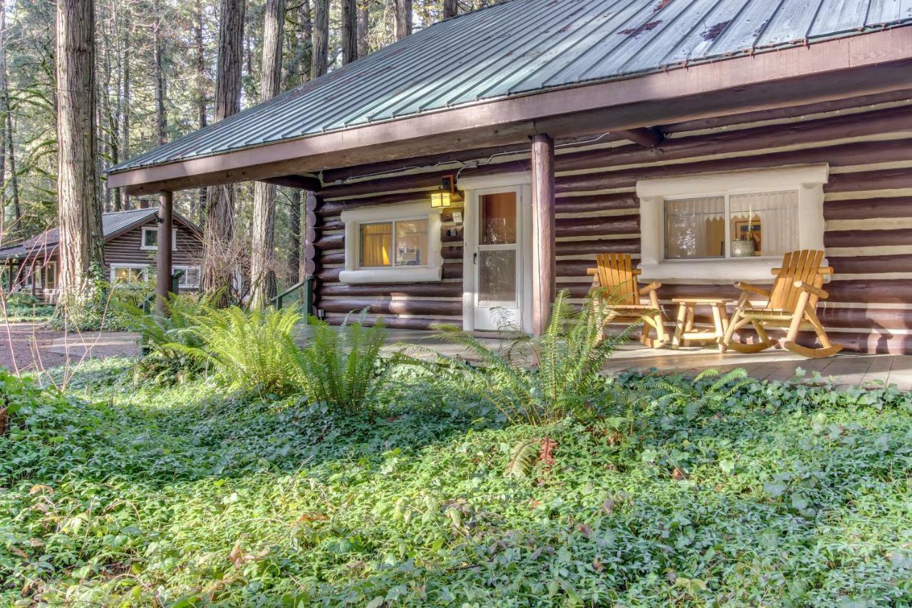 Villa Renee'S Log House McKenzie Bridge Exterior foto